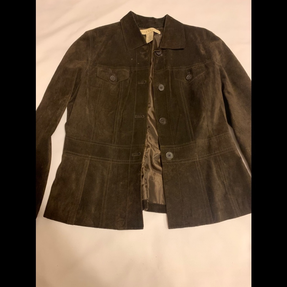 Apostrophe Brown Leather Jacket